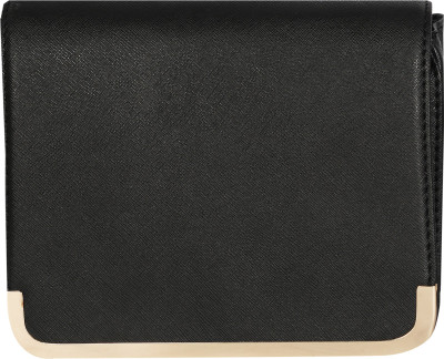 

VELINA Girls Formal Black Leatherette Sling Bag
