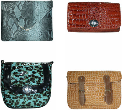 

moda desire Women Casual Multicolor Leatherette Sling Bag