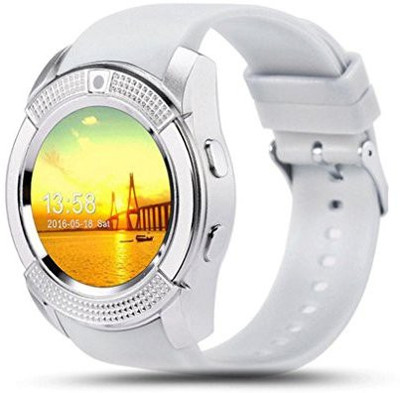 

ESTAR For all android phone White Smartwatch(White Strap Regular)
