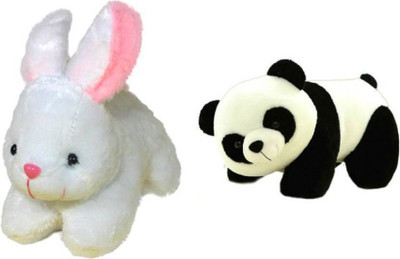 

KHATU SHYAM ENTERPRISES COMBO OF RABBIT AND PANDA-26 CM (BLACK, WHITE)-50 CM - 50 cm(Black, White)