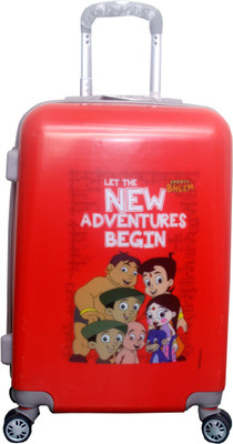 

Traveller choice Chota Bheem New Adventures Begin  Expandable Cabin Luggage -  inch(Red