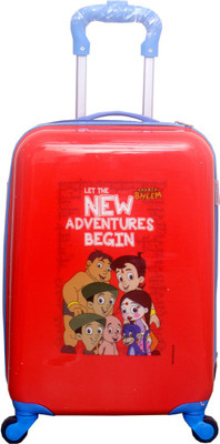 

traveller choice Chota Bheem New Adventures Begin 22 Expandable Cabin Luggage -  inch(Red