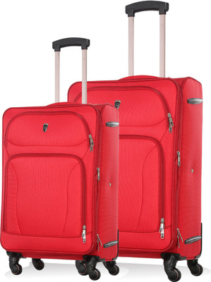 

Novex Atlanta - Pack of 2 ( inches and 20 inches) Expandable Check-in Luggage -  inch(Red