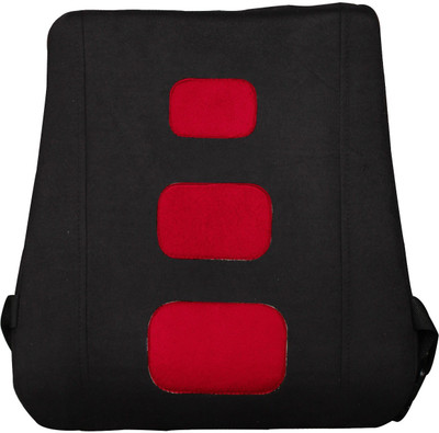 

AEPITO LS- 307 12 orthopedic Back Rest Regular 12 Back Support (, Black