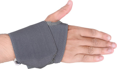 

BONE RAP WRIST BINDER WITH THUMB SUPPORT - PREMIUM Palm Support(Grey