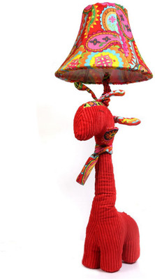 

Babyoodles Giraffe Red Fabric Table Lamp For Kids Room Table Lamp(58 cm, Red)