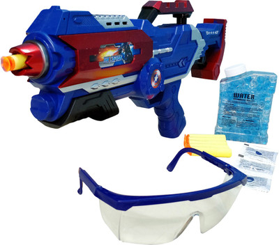 

GRAPPLE DEALS 2 in 1 Toy Gun Shoot With Water jelly balls And Soft Bullets Avengers CAPTAIN AMERICA For Kids(Multicolor)