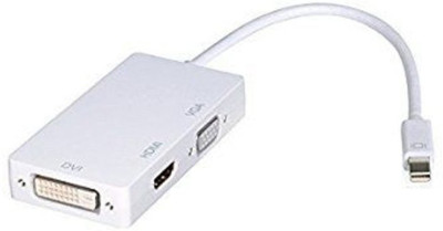 

Lention Mini Display Port to VGA /DVI / HDMI 3 in 1 Adapter USB Adapter(White)