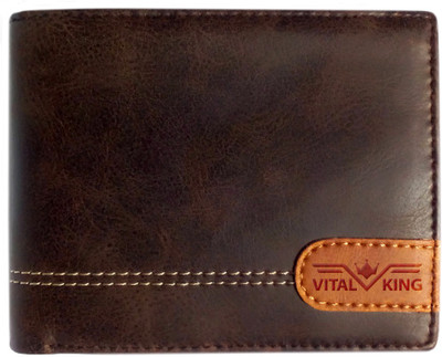 

VITAL KING Men Brown Artificial Leather Wallet(7 Card Slots), Coffee