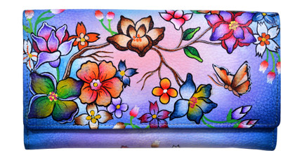 

Niyaro Women Multicolor Genuine Leather Wallet(10 Card Slots), Multi