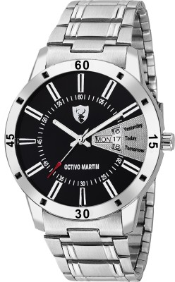 OCTIVO MARTIN OM-CHD 5009 Stunning Black Day & Date Analog Watch  - For Men   Watches  (OCTIVO MARTIN)