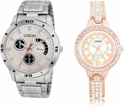 View LOREM LR101-216 Watch  - For Men & Women Wrist Watches Price Online(LOREM)