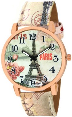 SPINOZA attractive Eiffel Tower design upcoming stylish bracelet leather belt love women p5 Watch  - For Girls   Watches  (SPINOZA)
