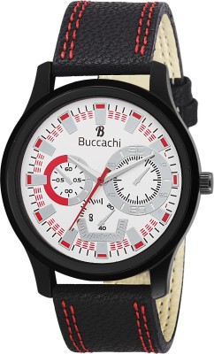 buccachi B-G5012-WT-BK Watch  - For Men   Watches  (BUCCACHI)