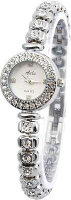 Aelo AM1084 Silver Metal Watch  - For Girls   Watches  (Aelo)