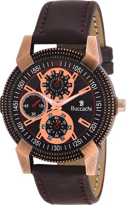 buccachi B-G5001-BK-BR Watch  - For Men   Watches  (BUCCACHI)