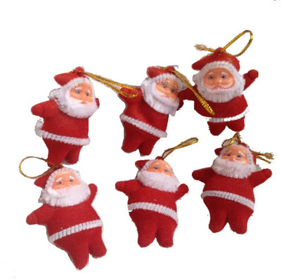 

Shop Online Christmas Small Santa (Pack of 6,Silver) Miniature Christmas Tree Pack of 6