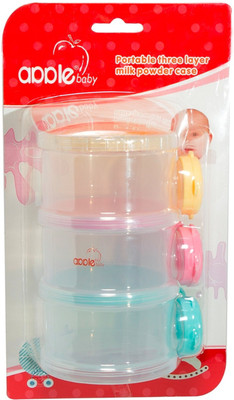 

Apple Baby Three Layer Milk Powder Box - 150 ml(Multicolor)