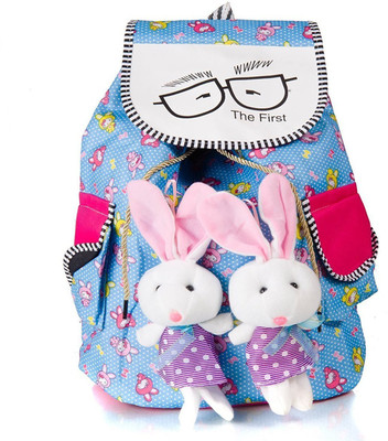 

CRYSTLE BACKPACK BAG 5 L Backpack(Pink, White, Blue), Multi