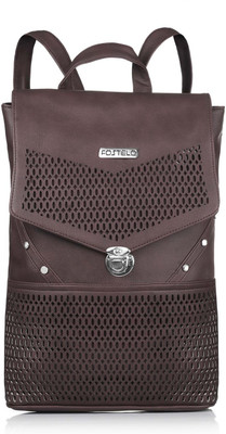 

Fostelo Lasercut Waterproof Backpack(Brown, 5 L)