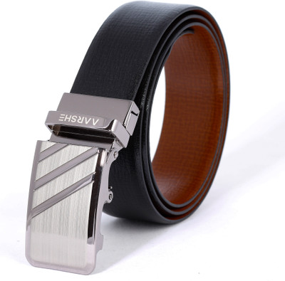 

AARSHE Men Casual, Formal Black, Brown Genuine Leather Reversible Belt
