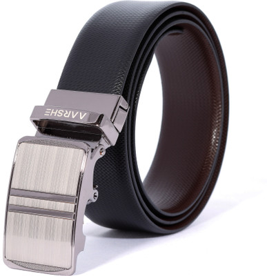 

AARSHE Men Casual, Formal Black, Brown Genuine Leather Reversible Belt
