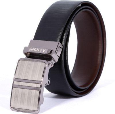 

AARSHE Men Casual, Formal Black, Brown Genuine Leather Reversible Belt
