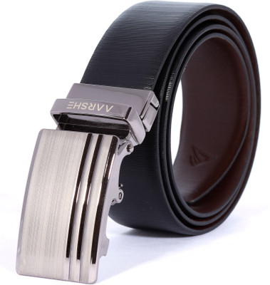 

AARSHE Men Casual, Formal Black, Brown Genuine Leather Reversible Belt