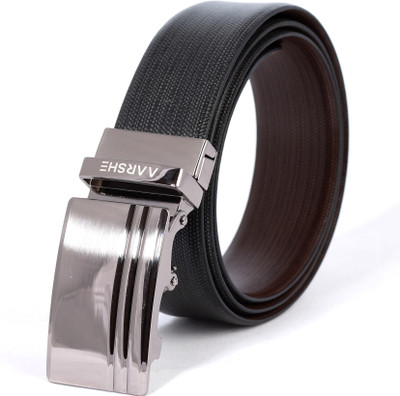 

AARSHE Men Casual, Formal Black, Brown Genuine Leather Reversible Belt