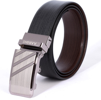 

AARSHE Men Casual, Formal Black, Brown Genuine Leather Reversible Belt