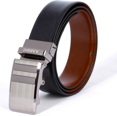 

AARSHE Men Casual, Formal Black, Brown Genuine Leather Reversible Belt