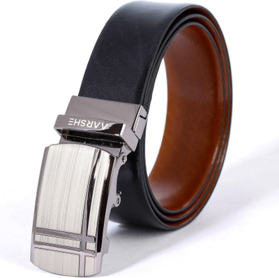 

AARSHE Men Casual, Formal Black, Brown Genuine Leather Reversible Belt