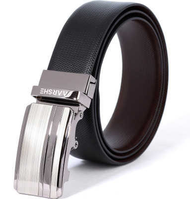 

AARSHE Men Casual, Formal Black, Brown Genuine Leather Reversible Belt