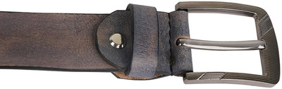 

Sri Men Casual Multicolor Genuine Leather Belt, Dual tone blue & brown