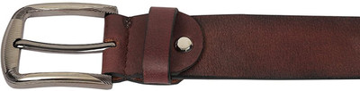

Sri Men Casual Brown Genuine Leather Belt