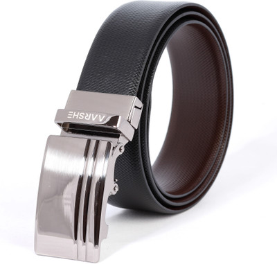

AARSHE Men Casual, Formal Black, Brown Genuine Leather Reversible Belt