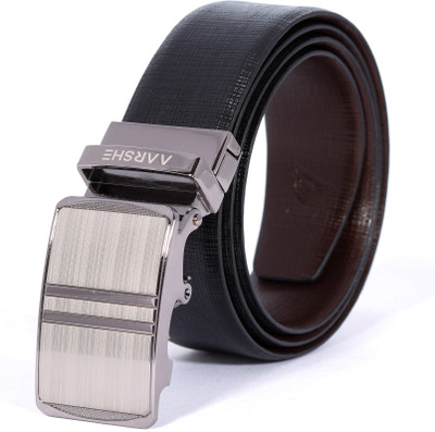 

AARSHE Men Casual, Formal Black, Brown Genuine Leather Reversible Belt