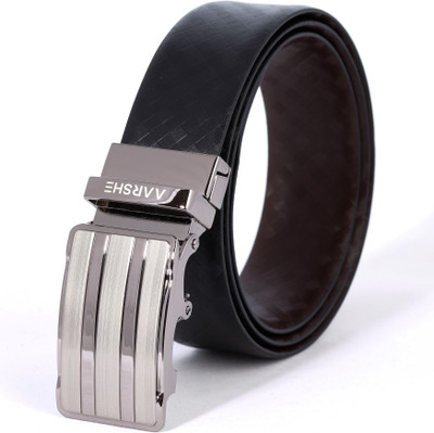 

AARSHE Men Casual, Formal Black, Brown Genuine Leather Reversible Belt