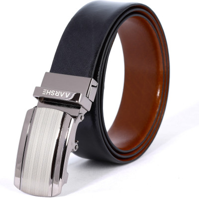 

AARSHE Men Casual, Formal Black, Brown Genuine Leather Reversible Belt
