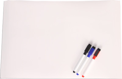 

Lifekrafts Magnetic Dry Erase WhiteBoard { Full Plain } Sheet For Refrigerator White board(43 cm x 28 cm)