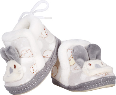 Chinmay Kids Baby Booties Booties(Toe to Heel Length - 12 cm Grey)