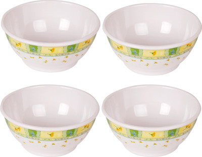 

Tupperware Pack of 2 (Each 200 Ml) Melamine Bowl Set(Multicolor, Pack of 4)