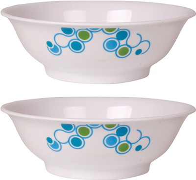 

Tupperware Pack of 2 (Each 550 Ml) Melamine Bowl Set(Multicolor, Pack of 2)