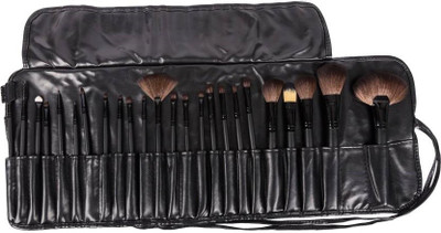 

Makeup Fever Professional 24 Piece Makeup Brush Set with Leather Bag(Pack of 24)