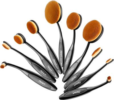 

Foolzy 10 Pcs Big & Sexy ! Makeup Brush Collection(Pack of 10)