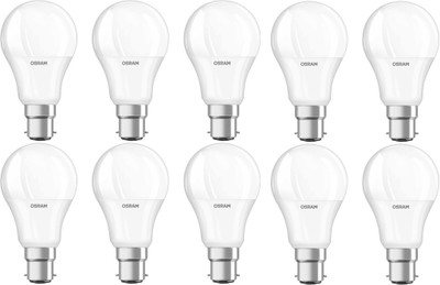

Osram 9 W Round B22 LED Bulb(White, Pack of 10)