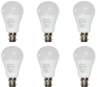 

Opple 9 W Round B22 LED Bulb(Yellow, Pack of 6)
