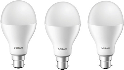 

Osram 12 W Round B22 LED Bulb(White, Pack of 3)