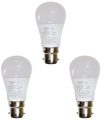 

Opple 3 W Round B22 LED Bulb(White, Pack of 3)