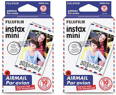 

Fujifilm Instax Mini Airmail (10X2) Film Roll(Yes 800 ISO Pack of 2)